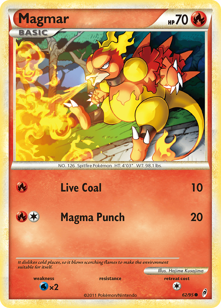 Magmar Call of Legends card