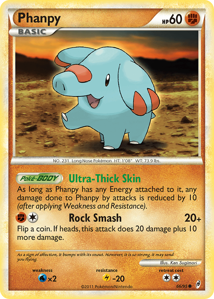 Phanpy Call of Legends card