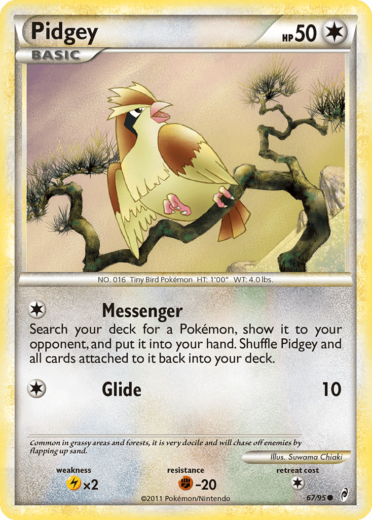Pidgey Call of Legends card