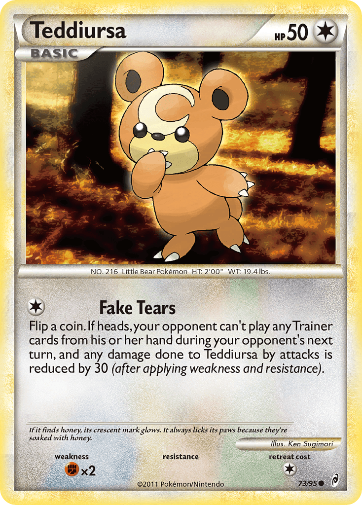 Teddiursa Call of Legends card