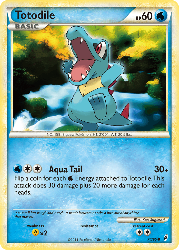 Totodile Call of Legends card