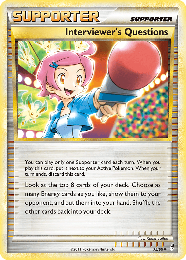 Interviewer's Questions Call of Legends card