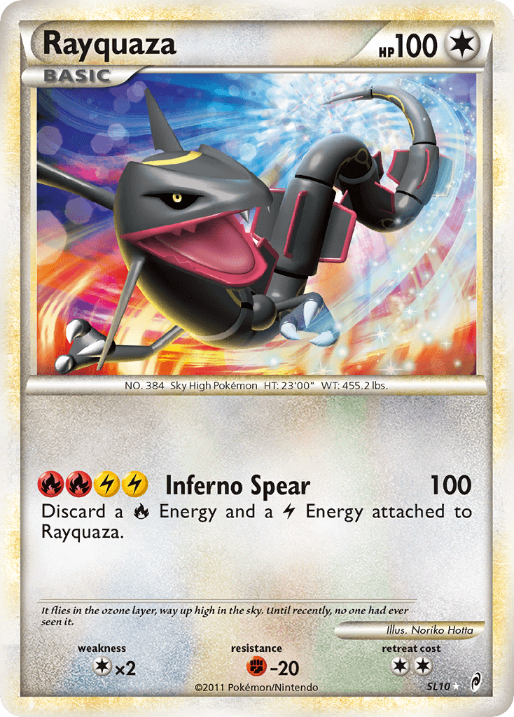 Rayquaza Call of Legends card