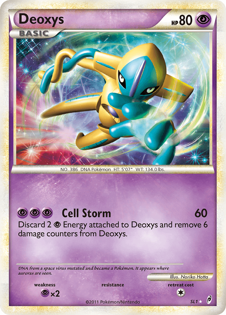 Deoxys Call of Legends card
