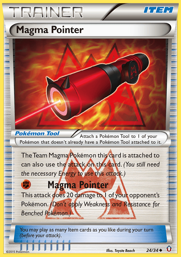 Magma Pointer 寶可夢 card