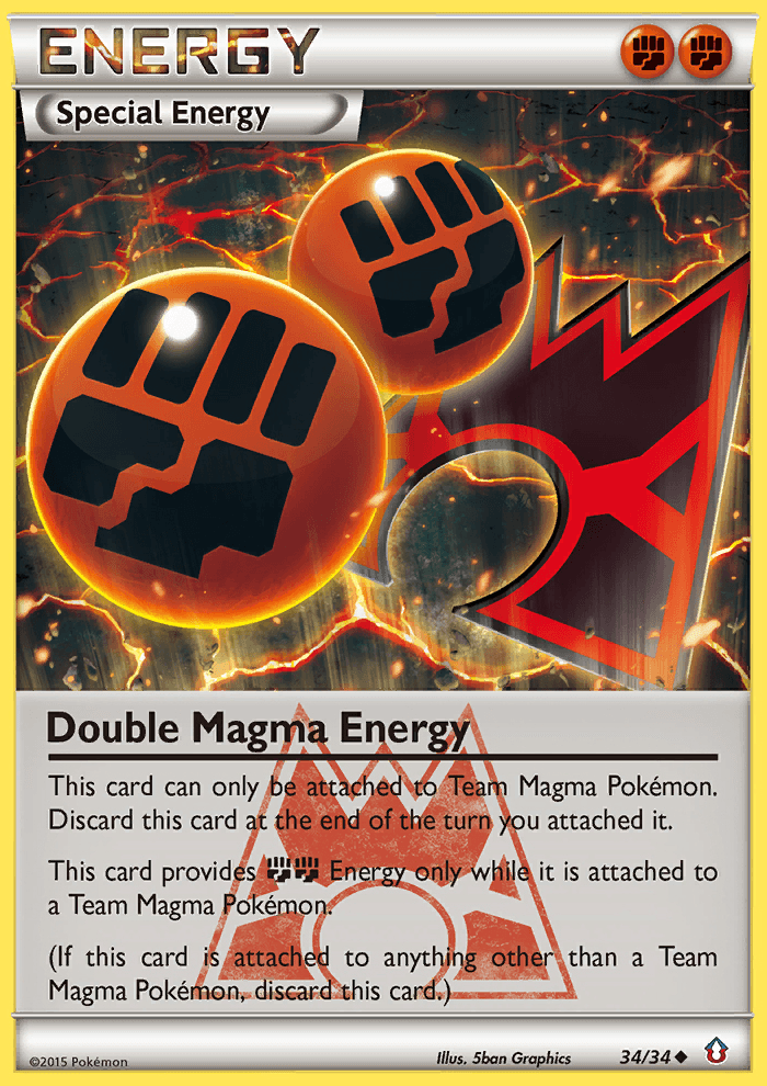 Double Magma Energy Double Crisis card