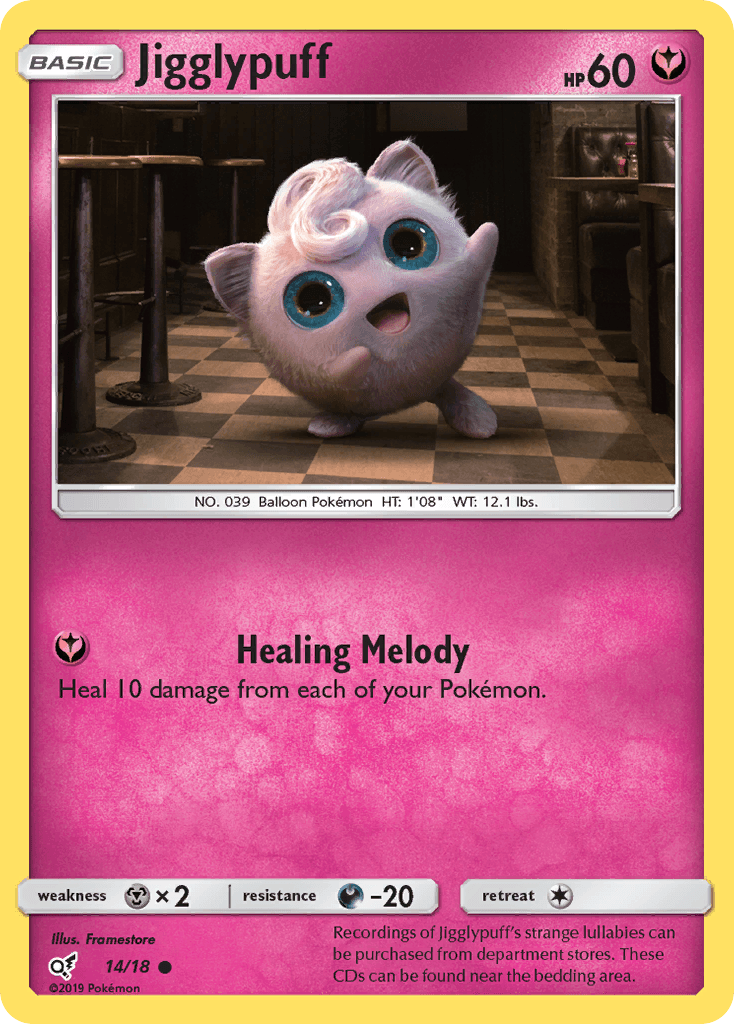 Jigglypuff Detective Pikachu card