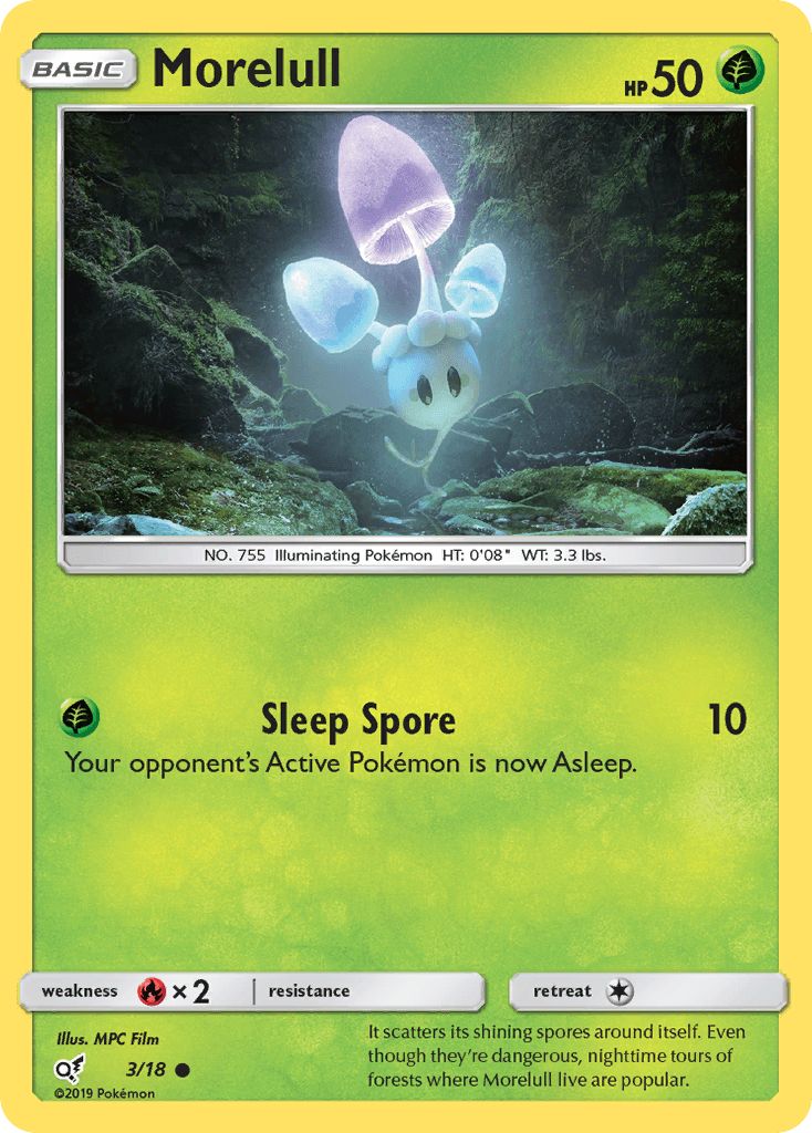 Morelull Detective Pikachu card