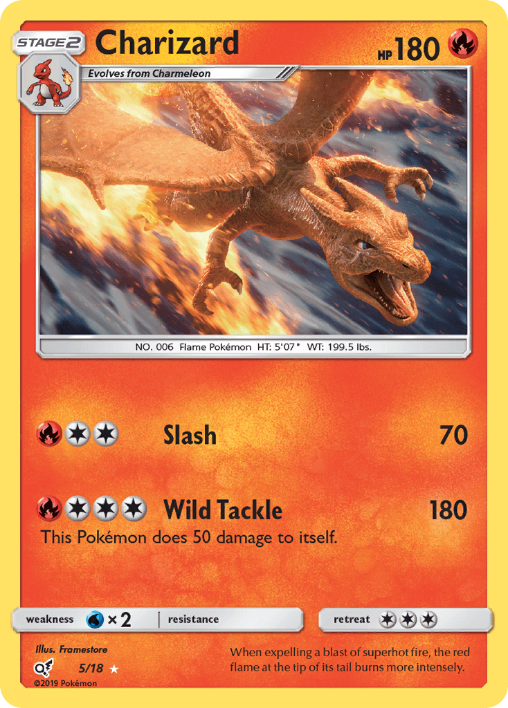 Charizard Detective Pikachu card