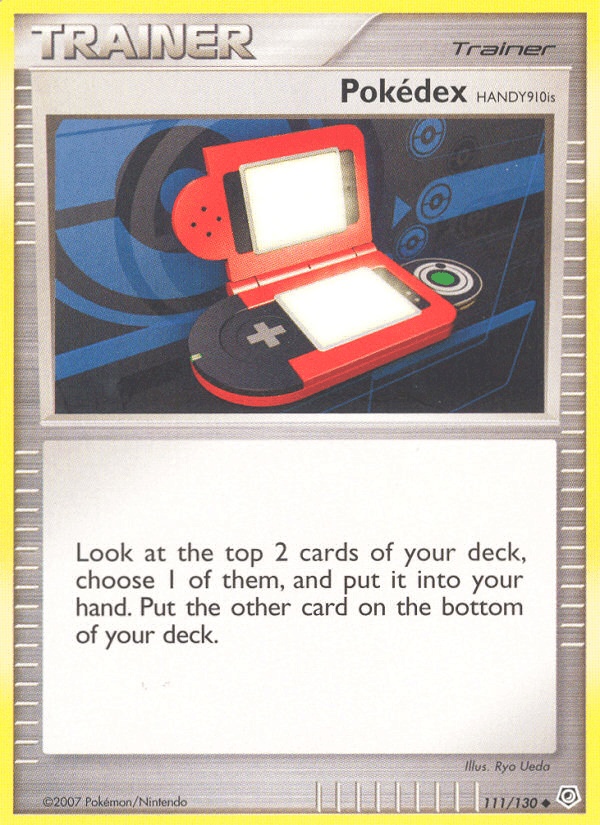 Pokédex HANDY910is Diamond & Pearl card