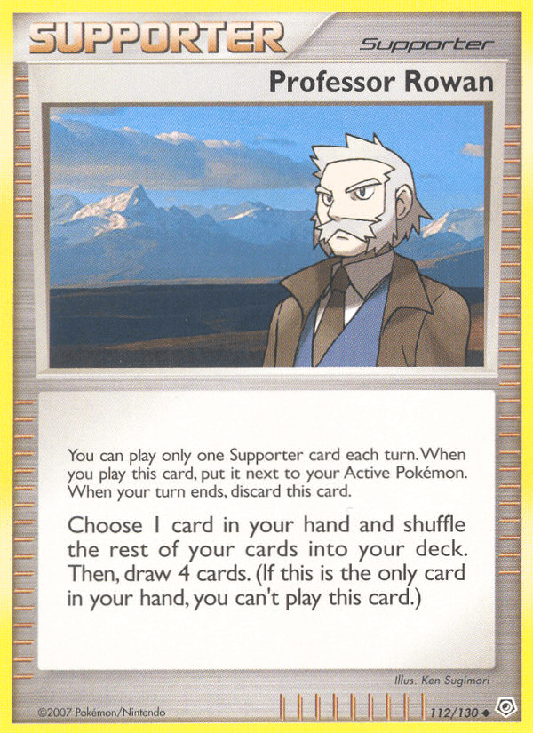 Professor Rowan Diamond & Pearl card