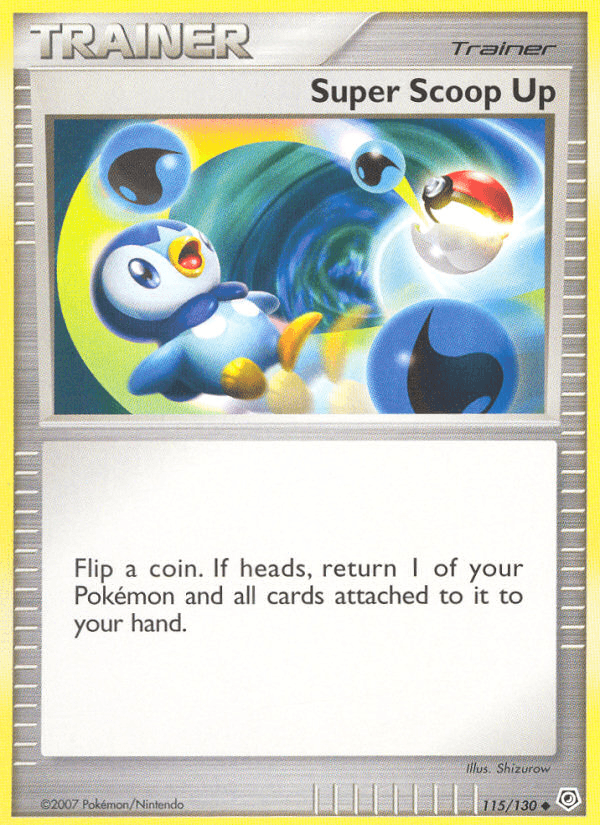 Super Scoop Up Diamond & Pearl card