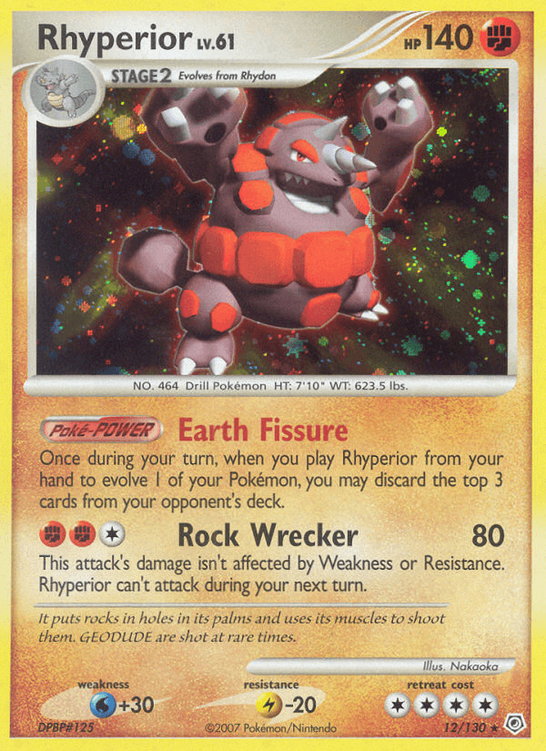 Rhyperior 寶可夢 card