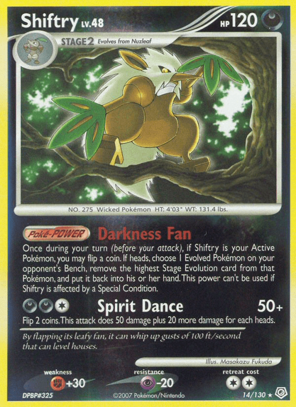 Shiftry 寶可夢 card