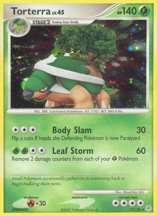 Torterra 寶可夢 card