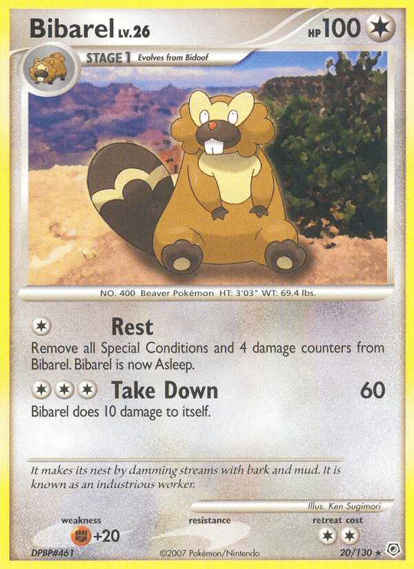 Bibarel 寶可夢 card