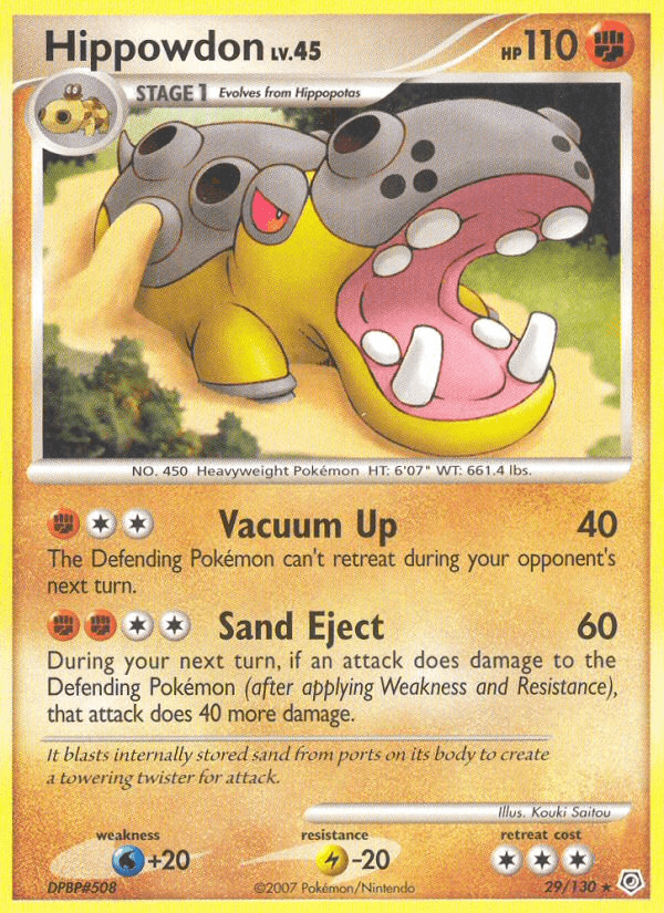 Hippowdon 寶可夢 card