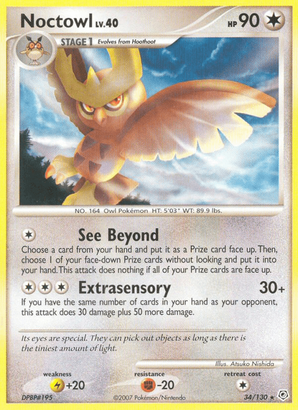 Noctowl 寶可夢 card