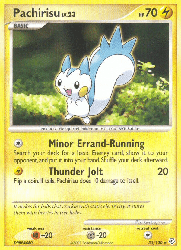 Pachirisu 寶可夢 card
