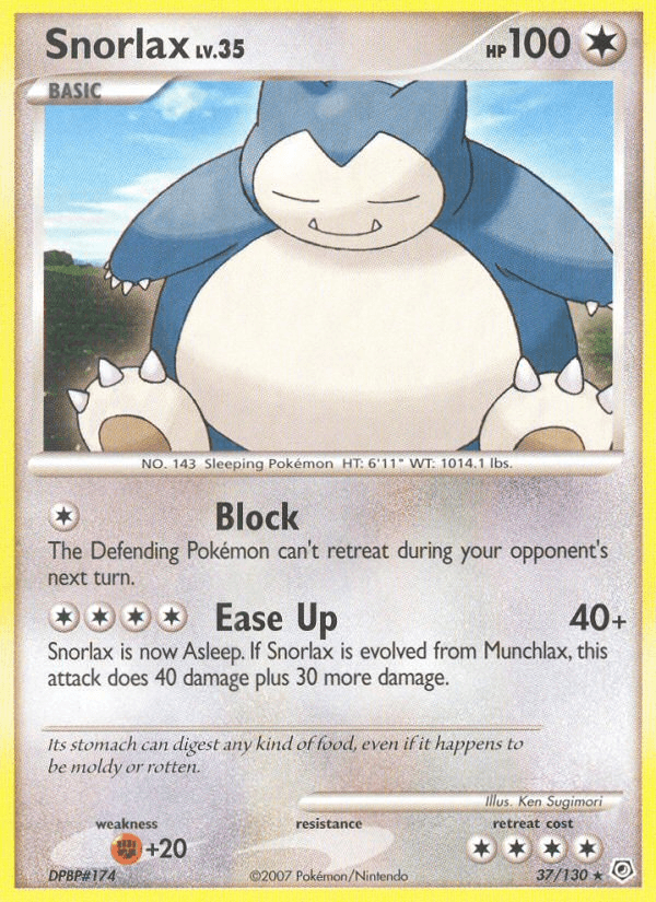 Snorlax 寶可夢 card