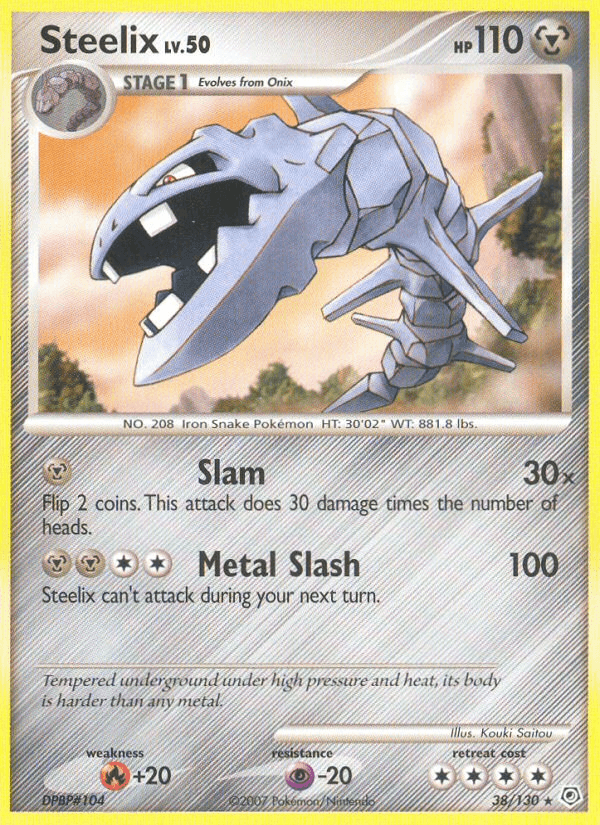 Steelix Diamond & Pearl card