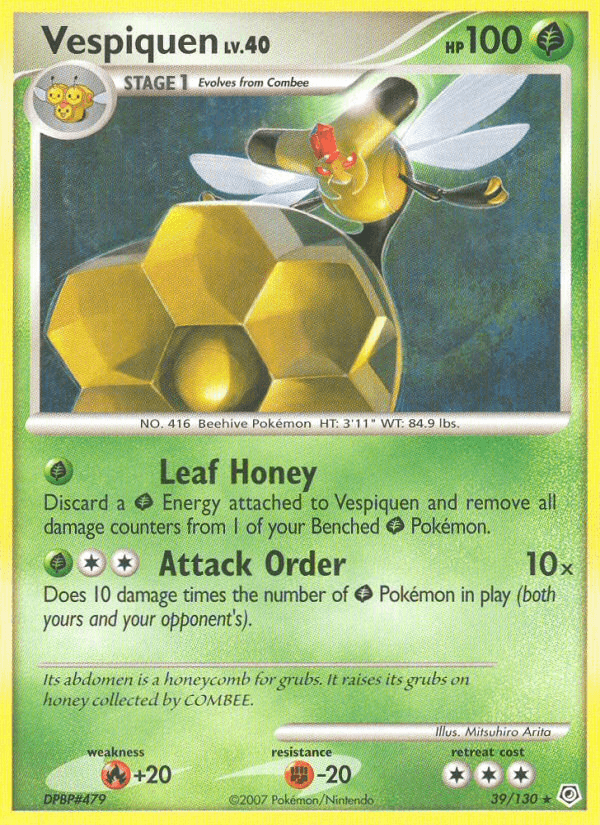 Vespiquen Diamond & Pearl card