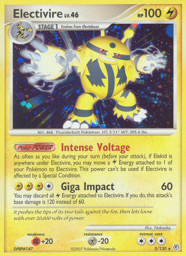 Electivire 寶可夢 card