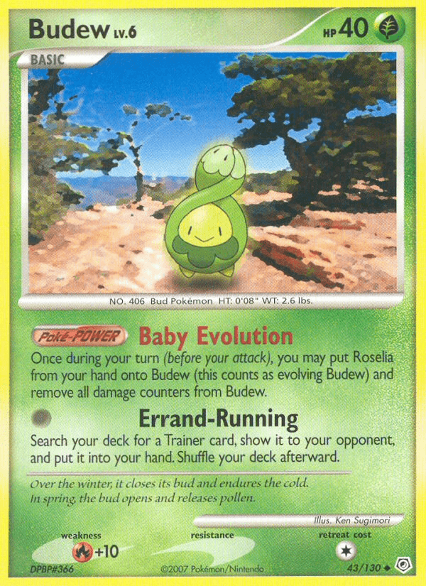 Budew 寶可夢 card