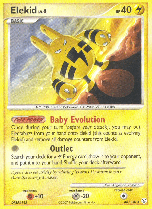 Elekid 寶可夢 card