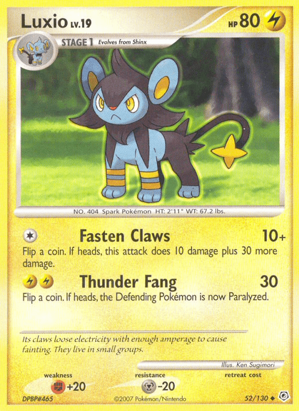 Luxio 寶可夢 card