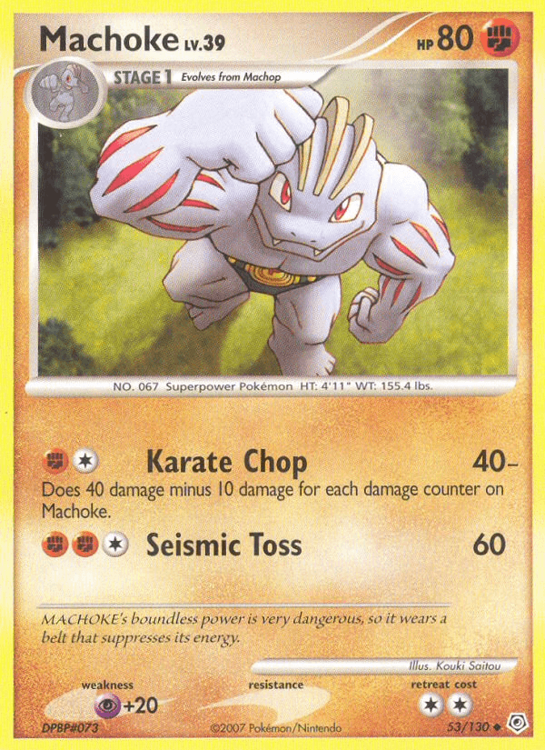 Machoke 寶可夢 card