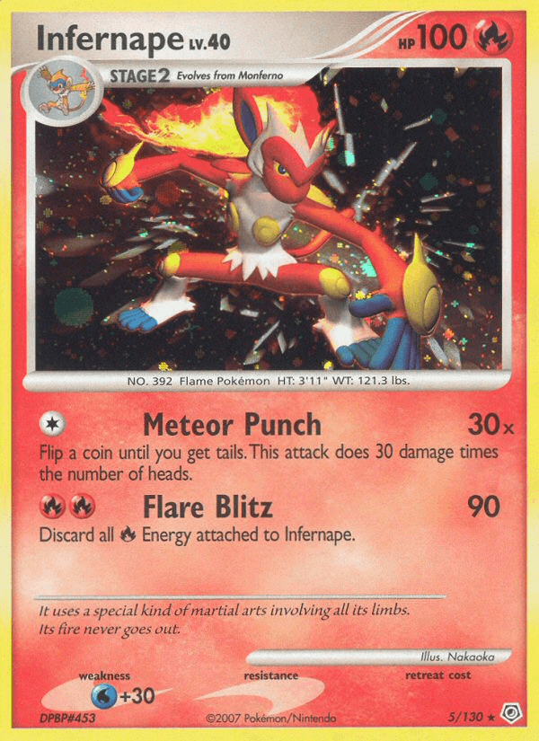 Infernape 寶可夢 card