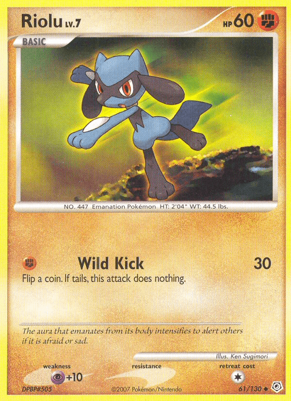 Riolu 寶可夢 card