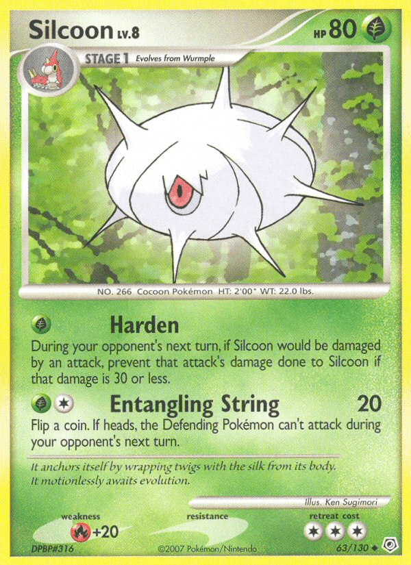 Silcoon 寶可夢 card