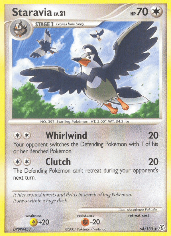 Staravia Diamond & Pearl card