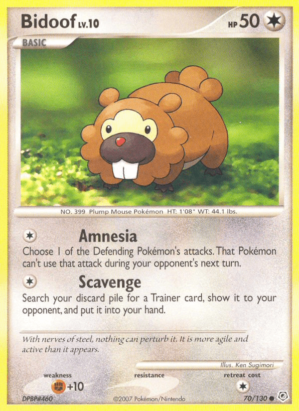 Bidoof 寶可夢 card