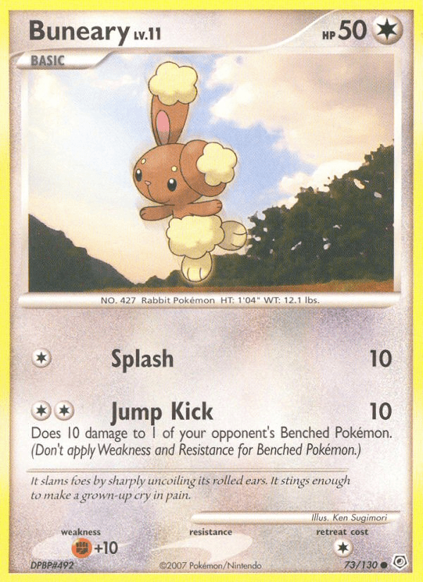 Buneary 寶可夢 card