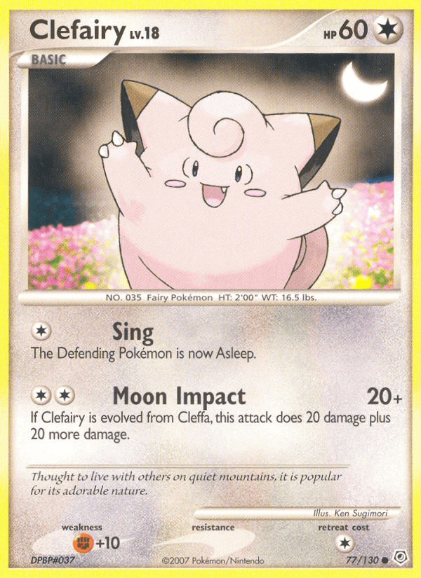 Clefairy 寶可夢 card