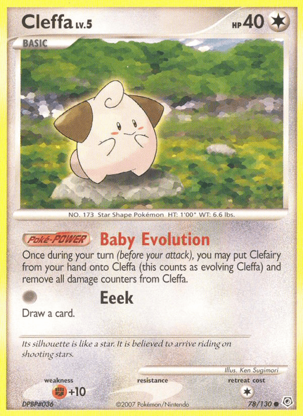 Cleffa 宝可梦 card