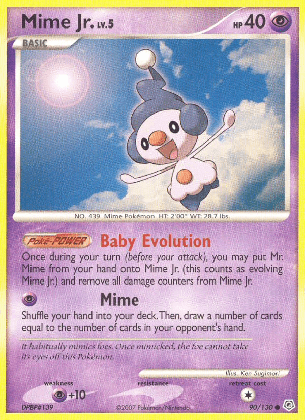 Mime Jr. 寶可夢 card