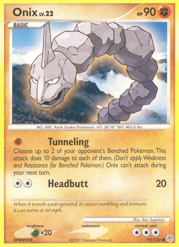 Onix 寶可夢 card