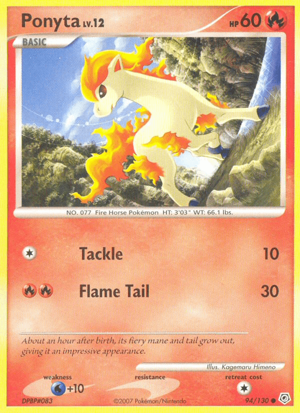 Ponyta 寶可夢 card