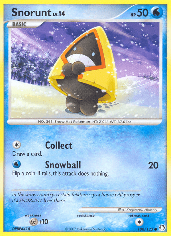 Snorunt Mysterious Treasures card