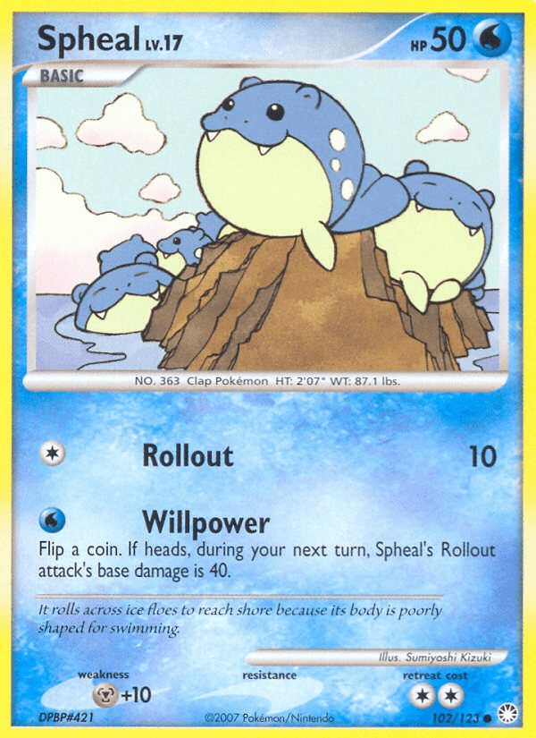 Spheal Mysterious Treasures card