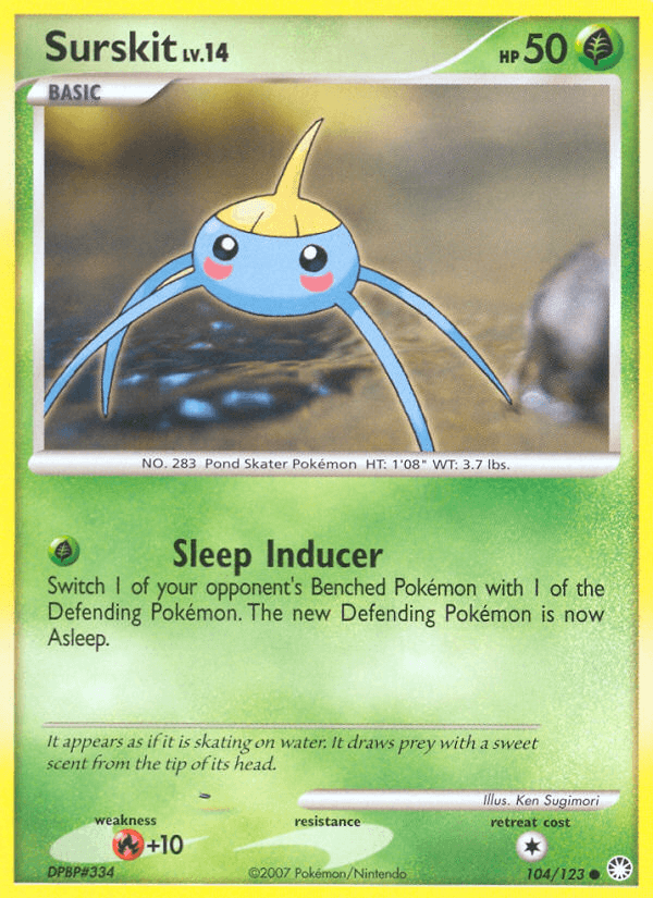 Surskit Mysterious Treasures card