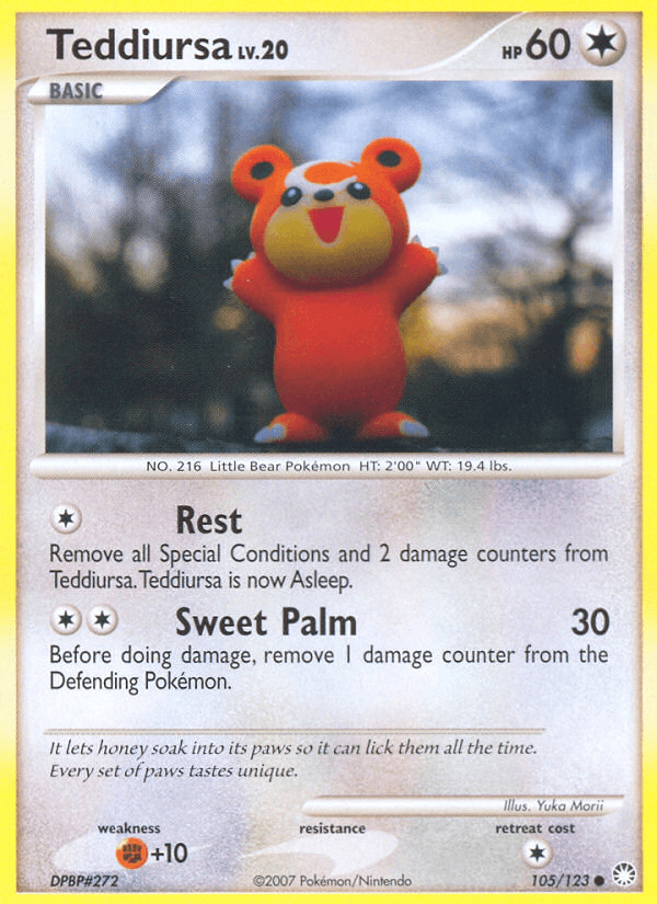 Teddiursa Mysterious Treasures card