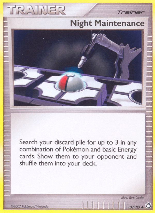 Night Maintenance Mysterious Treasures card