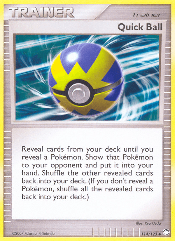 Quick Ball Mysterious Treasures card
