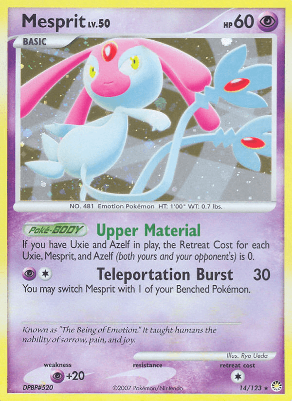 Mesprit Mysterious Treasures card