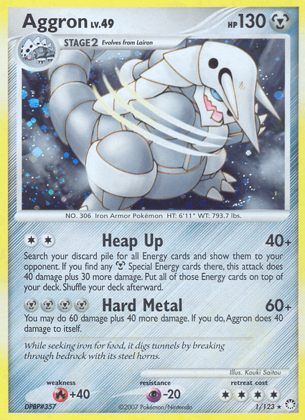 Aggron Mysterious Treasures card